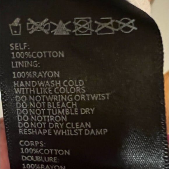 Urban Outfitters Cotton White Swiss Dot Swing Lined Boho Mini Dress Size XS - Picture 10 of 10